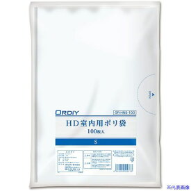 ■オルディ HD室内用ポリ袋 S 0.01mm 半透明 GRHNS100(5920192)×40[送料別途お見積り][法人限定][掲外取寄]
