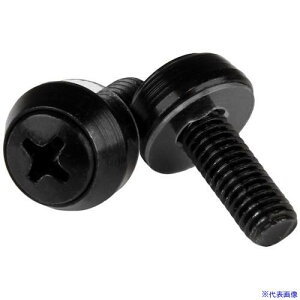 ��StarTech �T�[�o�[���b�N����/�l�W/M6/12mm/50����/�u���b�N/IT AV �l�b�g���[�N�@�� ���b�N�p CABSCREWSM6B(5944512)[�@�l����][�O������]