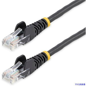 ��StarTech �J�e�S��5e LAN�P�[�u��/30.4m/�u���b�N/RJ45�R�l�N�^�[/�c���܂�h�~�@�\�t/CAT5e 45PATCH100BK(5974866)[�@�l����][�O������]