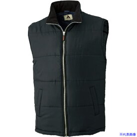 ■Atackbase 防寒ベスト ブラック5L 390006511(6082339)[送料別途見積り][法人・事業所限定][外直送]