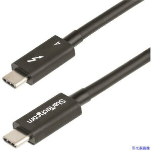 StarTech Thunderbolt 4P[u/1m/4K8K/40Gbps/100W PD/USB4 TB3 USB|C DP݊ TBLT4MM1M(6554130)[@l][O]