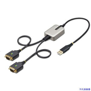 ��StarTech USB �| �V���A���ϊ��P�[�u��/USB 2.0/61cm/2�|�[�g/COM�ێ��@�\/ESD�ی�/DB9�V���A���R���o�[�^�[ 2P1FFCUSBSERIAL(6610514)[�@�l����][�O������]