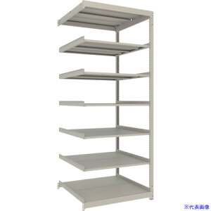 ��TRUSCO �X�`�[�����b�N �����b�N(�I�����^�C�v�A�ω׏d100Kg)900×875×H2400 7�i�A�� �l�I�O���[ UL8397B(NG)(6624986)