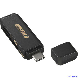 BUFFALO USB3.0 Type|C J[h[_[ SDp} ubN BSCR120U3CBK(6828096)[ʓrς][@l][fO]