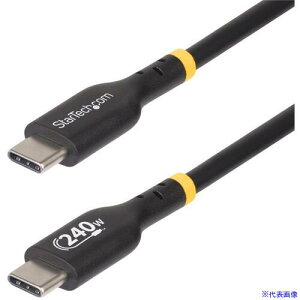 StarTech USB|C[dP[u/1m/USB 2.0/240W/PD 3.1 EPR/USB|IF/ubN/ } [d USB2EPR1M(6878642)[@l][O]