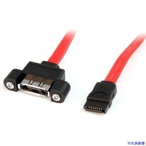 ��StarTech eSATA�P�[�u��/30cm/�p�l���}�E���geSATA ���X �| SATA �I�X/6Gbps/�V���A��ATA 3.0���� ESATAPNLFM1(6907893)[�@�l����][�O������]