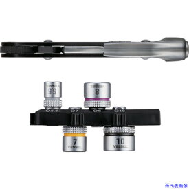 ■VESSEL TD−26 ファインミニラチェット ストレート(ソケット4本付) TD26(6912074)