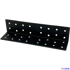 ■DAIDOHANT ダイドーハント スリムサポート 棚受(L型・内外皿) 黒(ブロック) (a)170×(b)40×(t)2mm (1個) 00069199(6918350)