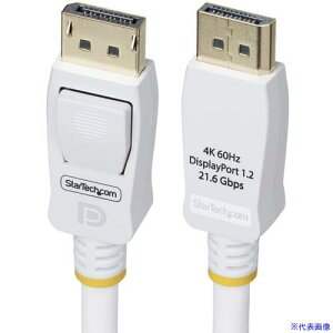 StarTech DisplayPort 1.2 P[u/3m/4K60Hz/VESAΉ/21.6Gbps/zCg/j^[P[u DP12CABLE10FTW(6971378)[@l][O]