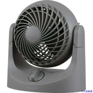 ■IRIS 207014 卓上扇 マカロン型mini 固定式 グレー TAFMKM10NH(6993502)