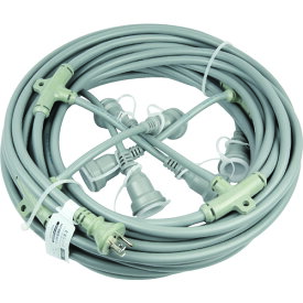 ■HASEGAWA 分岐ケーブル ESTCシリーズ 25m 防水コネクター 質量7kg ESTC25M3535(7621159)