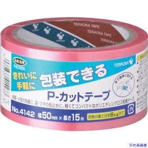 ��TERAOKA P�|�J�b�g�e�[�v NO.4142 50mm×15M �s���N 4142P50X15(7939761)