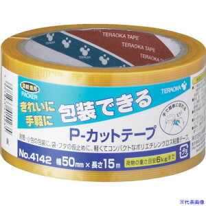 ��TERAOKA P�|�J�b�g�e�[�v NO.4142 50mm×15M �� 4142Y50X15(7939795)