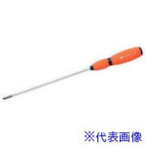 ■KTC グリップドライバー ソフト細軸ドライバ クロスNo.0 軸長75mm D7SP075(8070127)