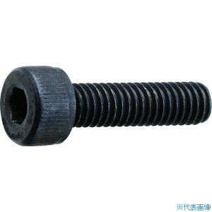 ■TRUSCO ゆるみ止め六角穴付ボルト スチール生地 全ネジ M6×10 35本入 /キャップボルト(CAP) Y0130610(8560984)