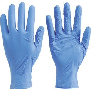 ■TRUSCO ニトリル製使い捨て極薄手袋 粉無し SS バイオレット (200 TGL442SS(8561161)
