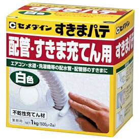 ◆セメダイン東京コンシューマ セメダイン すきまパテ 白 業務用 HC-159 1kg