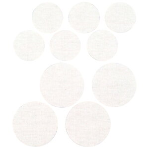 ◆ リスダンケミカル くつした穴補修シール あなぺた 丸型シート シロ