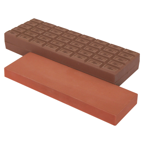 チョコレート型シリコンケース付の砥石です ナニワ研磨工業 ナニワ チョコレー砥 激安 激安特価 送料無料 休日 QC-0011 ケース付 と