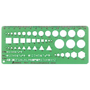 ◆シンワ測定 シンワ テンプレート 一般総合定規 66021 TH-1