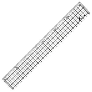 ◆シンワ測定 シンワ 方眼直定規 アクリル30cm 77089