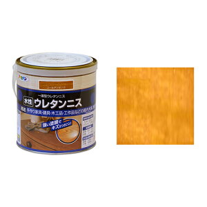 ◆アサヒペン 水性ウレタンニス ゴールデンオーク 0.7L