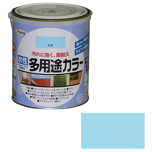 ◆アサヒペン東京支店 アサヒペン 水性多用途カラー 1.6L ミズイロ