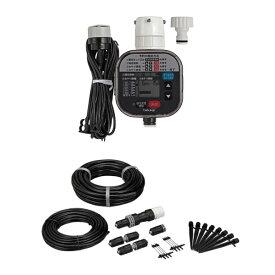 タカギ 簡単水やりシステム GKK102+GTA211セット 散水自動水やりスターターキット (鉢植え・プランター用)＆かんたん水やりタイマー 雨センサー付 セット品【在庫有り】