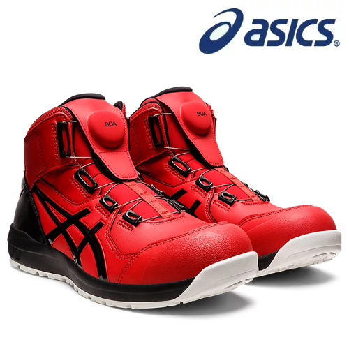 アシックス 安全靴 ウィンジョブ CP304　Boa　1271A030-600　カラー:クラシックレッド×ブラック 安全靴【在庫有り】