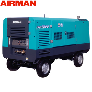 楽天市場】北越工業(AIRMAN) ディーゼルエンジンコンプレッサ PDS750S