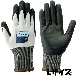 シモン 手袋 CR-180 シモングローブ サイズ:L HPPE・ナイロン 5双入り