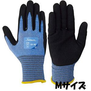 シモン 手袋 CR-182 シモングローブ サイズ:M HPPE・ナイロン 5双入り