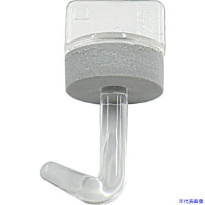 ■DAIDOHANT ポリカーボネイト極太フック 12本入 27mm クリアー 10176062(1142558)