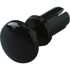 ■TRUSCO プッシュリベット 板厚2.5〜3.5mm 穴径5.1Φ 長さ5.5 黒 50個入 TPR5055BK(1154198)
