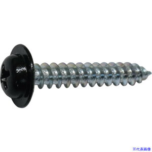 ■DAIDOHANT HP ワッシャータッピング 黒 4×16 4本入 10183919(1171459)