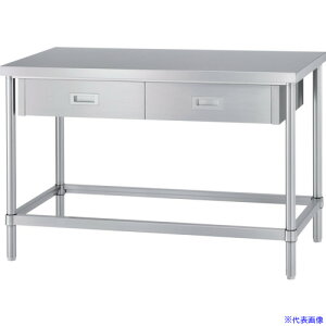 ���V���R�[ �X�e�����X��Ƒ�Жʈ��o�t(�l���g�^�C�v/SUS304) 1200×450×800 WDZN12045(1241223)[�@�l����][�O������]