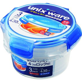 ■アスベル ユニックスタイトロック 丸型中 3個入り 374340(1261587)×48[送料別途見積り][法人・事業所限定][掲外取寄]