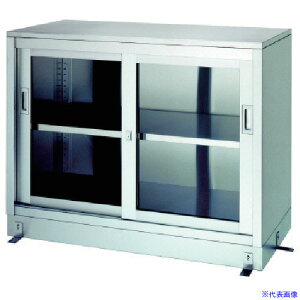 ���V���R�[ �X�e�����X�ۊǌ�(�K���X��1�i���ESUS430)W1800×D600×H950 LG18060(1298880)[�@�l����][�O������]