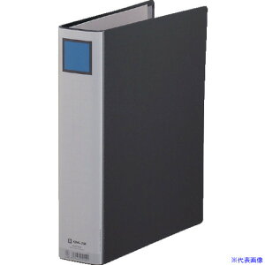 ■KING JIM キングファイルG A4タテ型 黒 とじ厚50mm 500枚 扉紙無し 975GXBK(1299156)