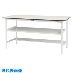 �����}�e�b�N �y�ʍ�Ƒ� ���[�N�e�[�u��150�V���[�Y �Œ莮 ���ԒI�t�E���ʒI�t W750×D750×H950mm �V���L�[�z���C�g SUPH775TFWW(1327582)[�@�l����][�O������]