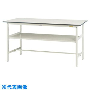 �����}�e�b�N �y�ʍ�Ƒ� ���[�N�e�[�u��150�V���[�Y �Œ莮 ���ԒI�t W750×D750×H950mm �V���L�[�z���C�g SUPH775FWW(1332352)[�@�l����][�O������]