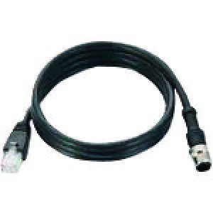 MOXA M12(4s)/RJ45 Cat5e UTPP[u 1m CBLM12DMM4PRJ45100IP67(1685239)[ʓrς][@l][fO]