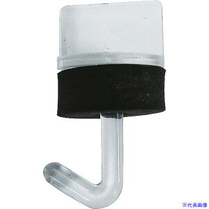 ■DAIDOHANT ポリカワンタッチフック クリアー 27mm (100本入) 00032494(1952483)