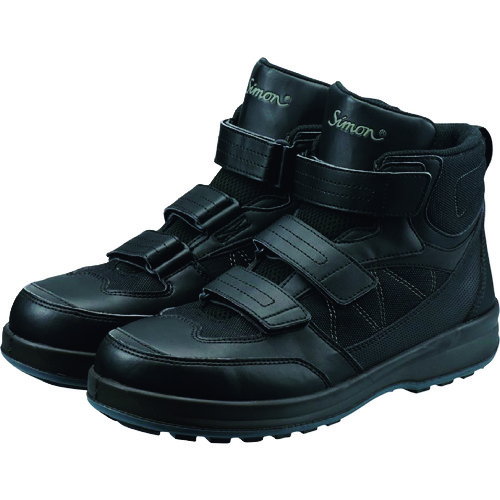 ■シモン 耐滑・軽量・プロテクティブスニーカー ＳＬ２８黒 ２４．５ｃｍ[品番：SL28-B 24.5 ][TR-1954846] 安全靴