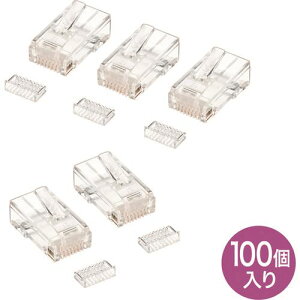 ��SANWA RJ�|45�R�l�N�^(�P���p) ADTRJ45100SN(2017964)[�@�l����][�O������]