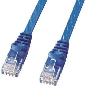 ��SANWA �J�e�S��6�t���b�gLAN�P�[�u�� LAFL605BL(2029214)