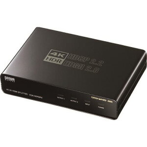 ��SANWA 4K/60Hz�EHDR�Ή�HDMI���z��(2���z) VGAHDRSP2(2032023)[�@�l����][�O������]