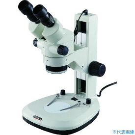 ■TRUSCO ズーム実体顕微鏡 双眼 LEDリング照明付 SCOPRO(スコープロ) ZMSRB1(2066088)