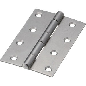 ■TRUSCO スチール製厚口蝶番 生地仕上げ 全長102mm (10個入) 888102N(2336782)
