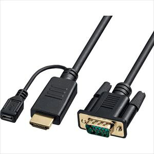 ��SANWA HDMI�|VGA�ϊ��P�[�u�� KMHD24V10(2464486)[�@�l����][�O������]